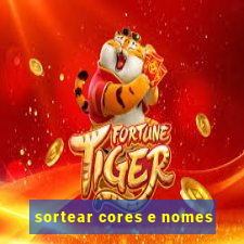 sortear cores e nomes